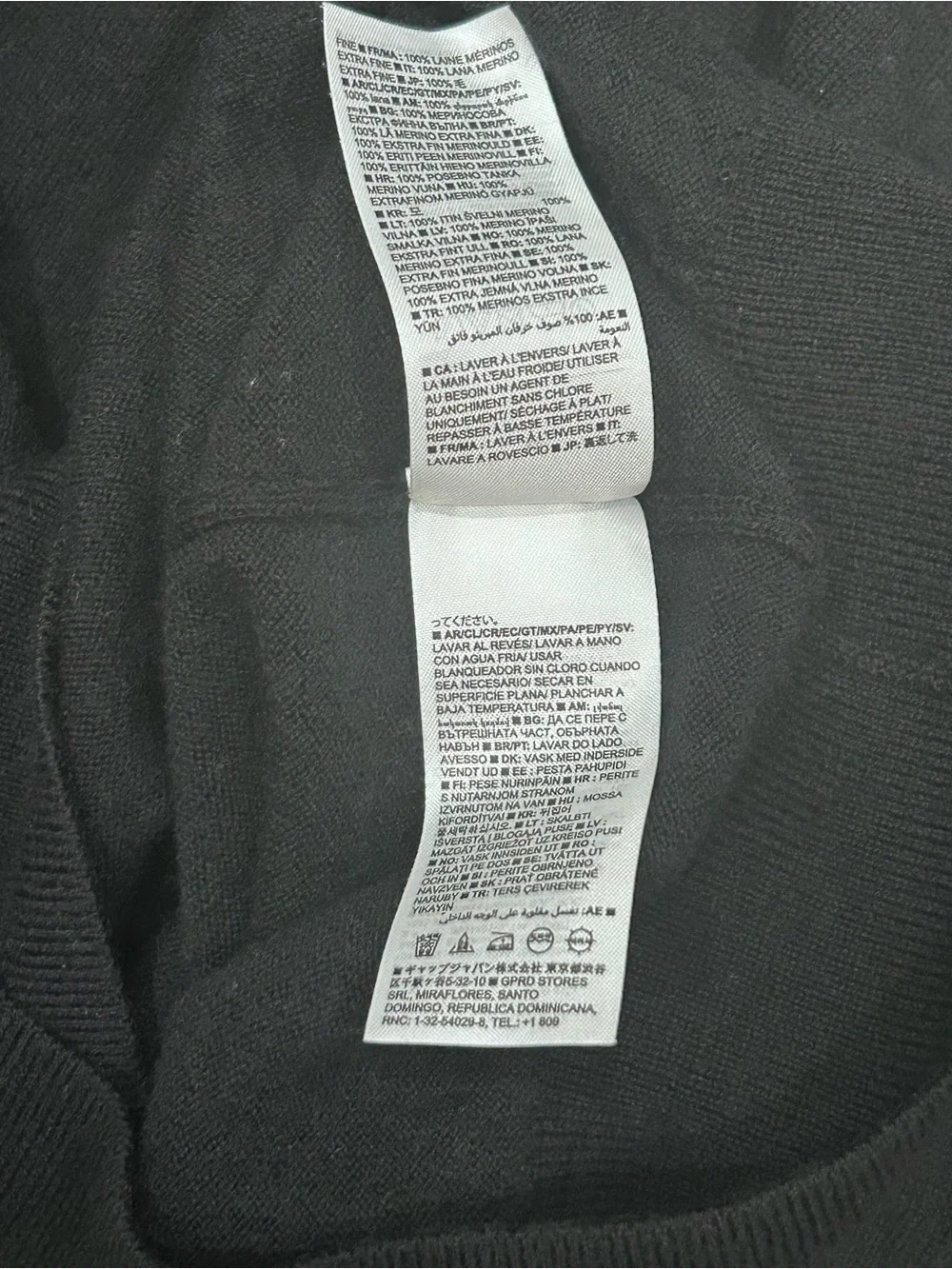 Banana Republic Black Crewneck Men’s Sweater